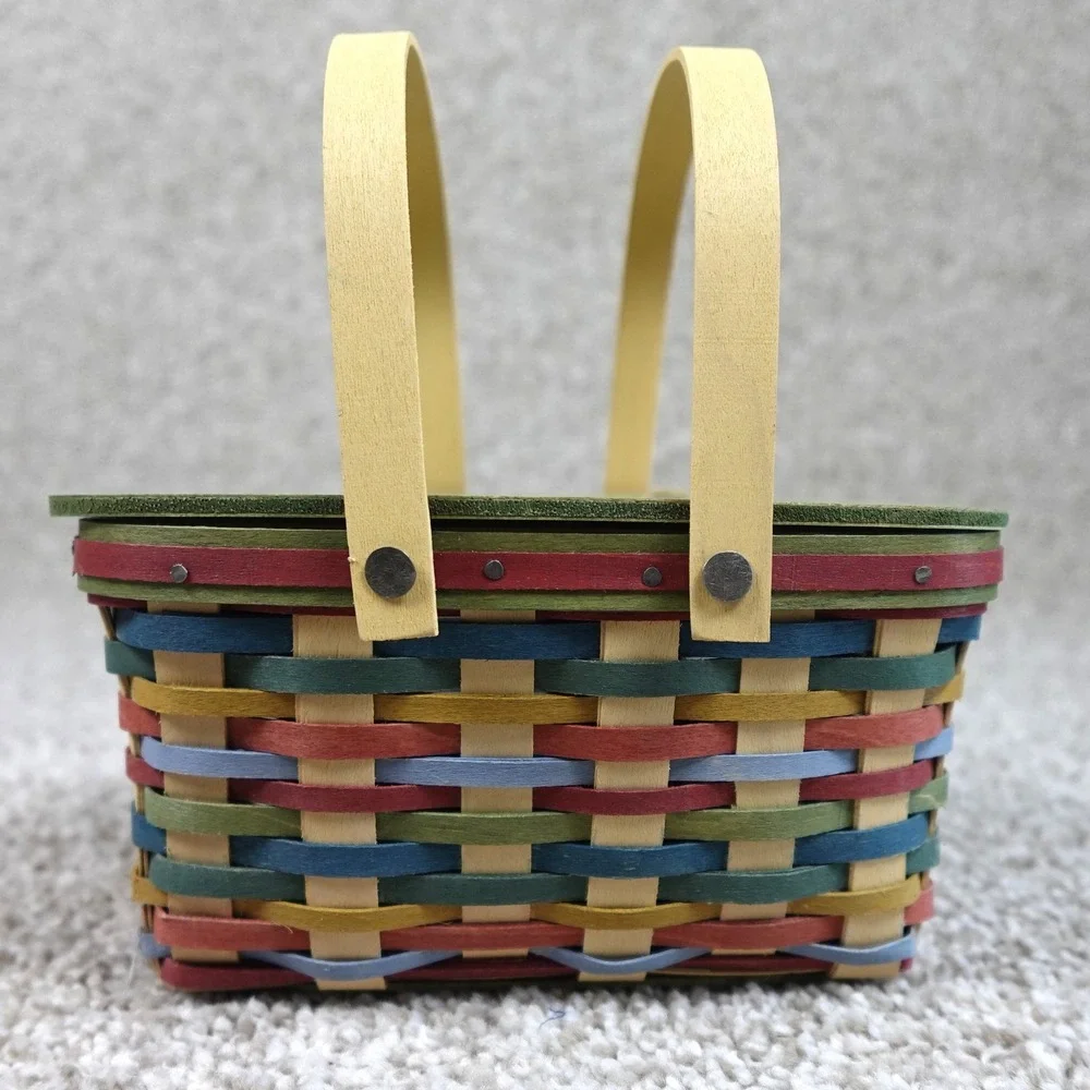Longaberger 2014 Collectors Club Miniature Life's a Picnic Basket 12851 Multi